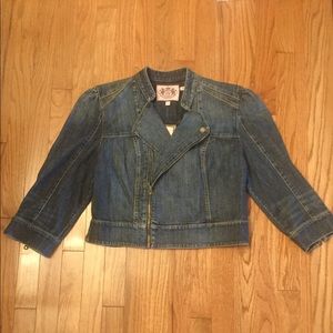 Juicy Couture Cropped Denim Jacket